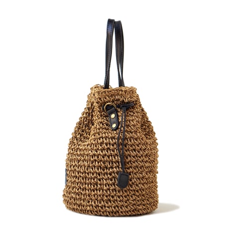 ペーパー 2WAY巾着ショルダーバッグ・1 COLORS(バイカラー)  / Folna K765002