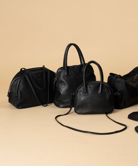 FOLNA RD ソフトレザー2WAYアールボストンバッグ / No.083340 / BLACK