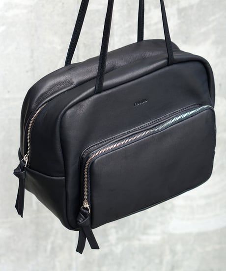FOLNA RD ソフトレザーフロントポケットボストンバッグ / No.083351 / 2色展開