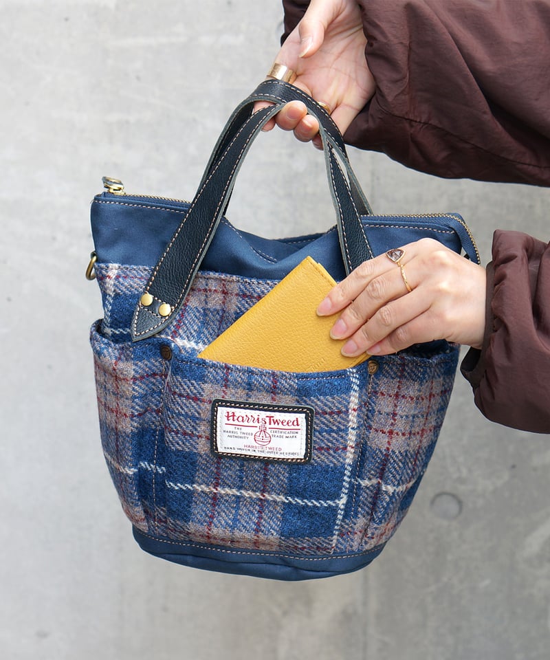 Folna ハリスツイード(HARRIS TWEED) 2Wayガーデンバッグ / No.22