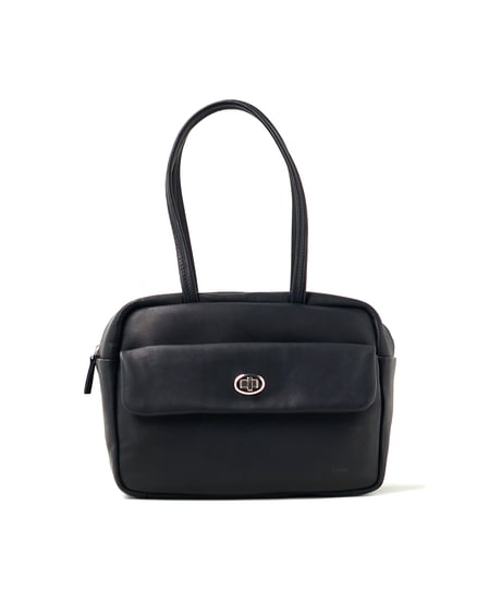 Folna クライレザー ターンロックボストンバッグ / No.083346 / 2色展開