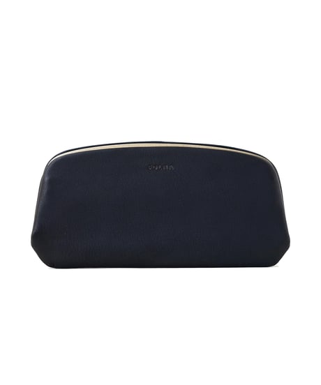 FOLNA RD ソフトレザー ロング天溝がま口 / No.2993878-A / BLACK