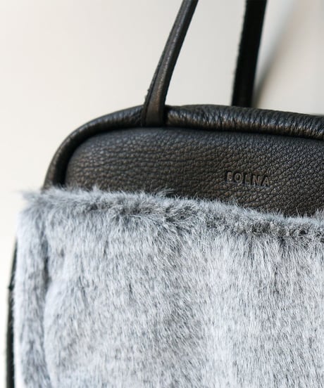 FOLNA RD ラビット調ファー 2WAYボストンバッグ / No.K904076 / 2色展開