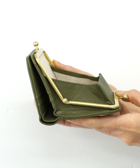 Folna ソフトゴートレザー がま口二つ折り財布 / No.2993845 / 4色展開