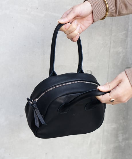 FOLNA RD ソフトレザー2WAYアールボストンバッグ / No.083340 / BLACK