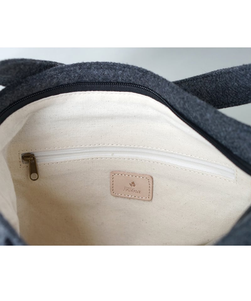 Folna サガラ刺繍 ワンハンドルトートバッグ / No.K765011 / 3色展開 |