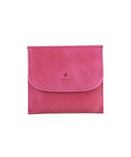 Folna モストロレザー×リバティプリント生地 フラットショート財布 / No.2993912 / 3色展開