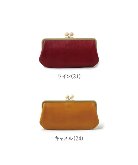 Folna ウッドボールがま口 長財布 / No.2993760 / 6色展開