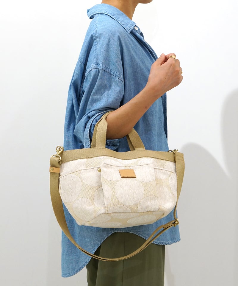 Folna ドットゴブラン 2WAYガーデントートバッグ / No.224897 / 3色展開