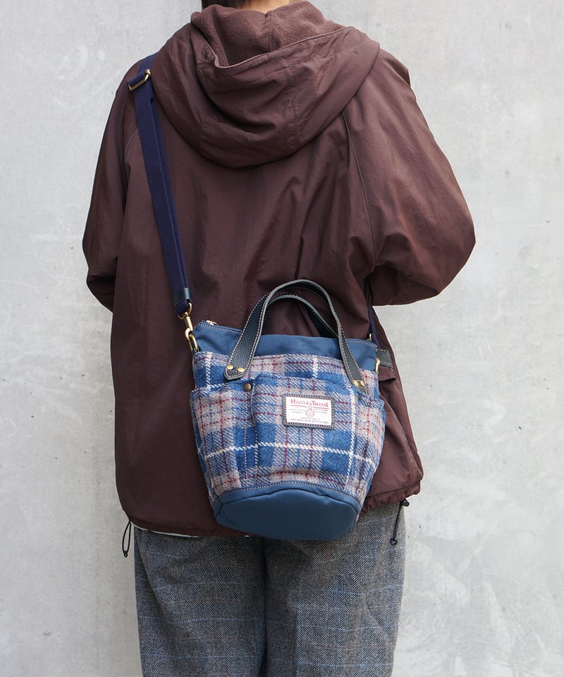 Folna ハリスツイード(HARRIS TWEED) 2Wayガーデンバッグ / No.22