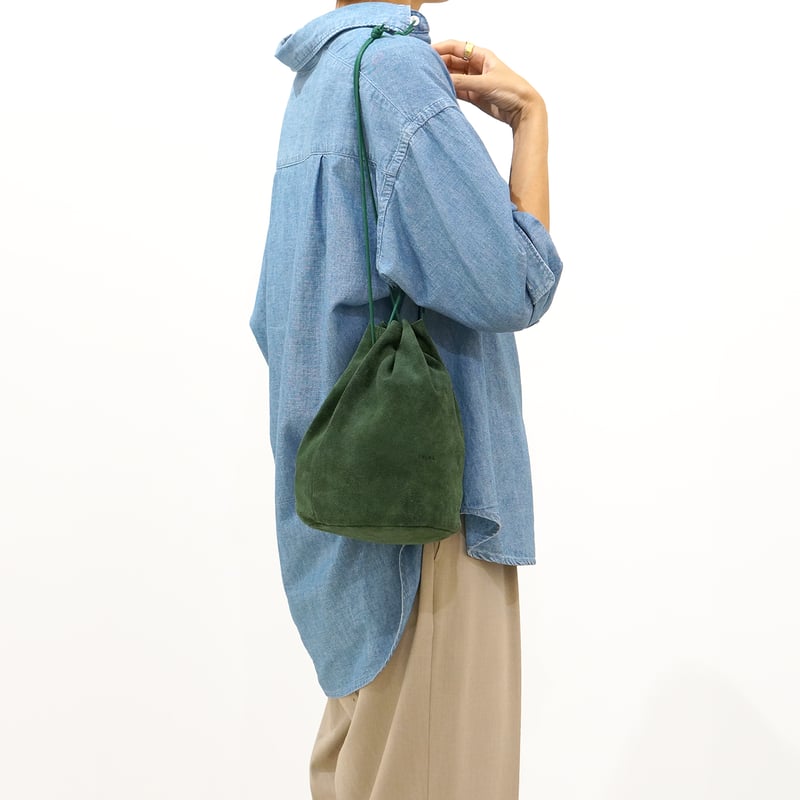 極美品 ポロラルフローレン ベロア 巾着ショルダーバッグ ネイビー ゴールド 極美品 ポロラルフローレン ベロア 巾着ショルダーバッグ ネイビー