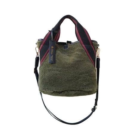 リバーシブルファー 2WAYトートバッグ・2 COLORS / Folna K901076