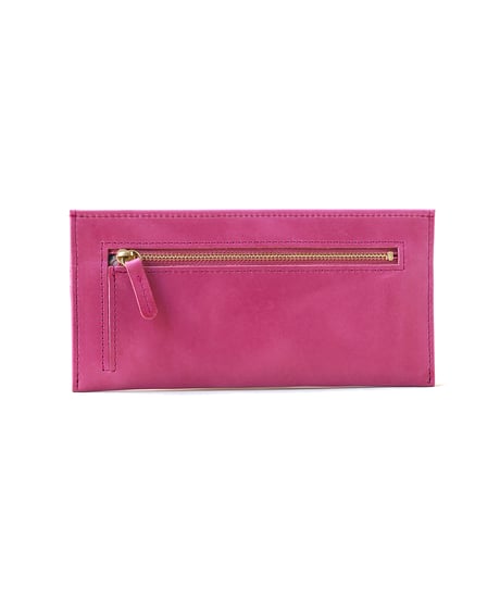 Folna モストロレザー×リバティプリント生地 フラット長財布 / No.2993913 / 3色展開