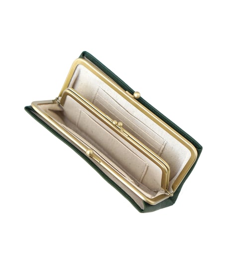 Folna オリーブヌメレザー がま口長財布 / No.2993870 / 4色展開