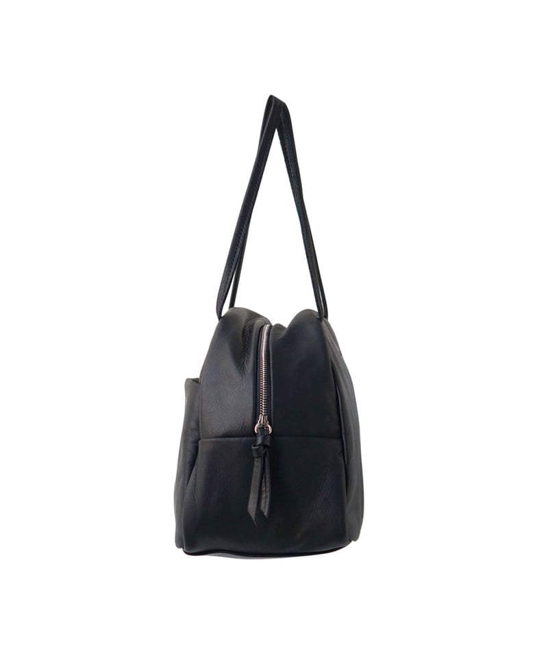 美品✨FOLNA ソフトレザーボストンバッグ Sサイズ　ブラック FOLNA RD ソフトレザーボストンバッグ M-SIZE / No.083258 / BLA