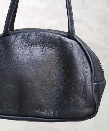 FOLNA RD ソフトレザーボストンバッグ SS-SIZE / No.083302-E / BLACK