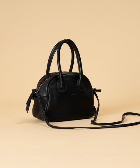 FOLNA RD ソフトレザー2WAYアールボストンバッグ / No.083340 / BLACK