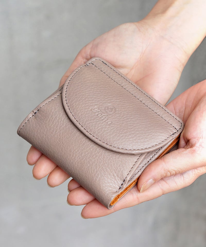 Folna ヌメオイルシュリンクレザー 二つ折り財布 / No.2993801-B / 5色