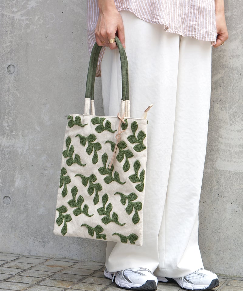 Folna サガラ刺繍 トートバッグ / No.K765111 / 3色展開 | Folna
