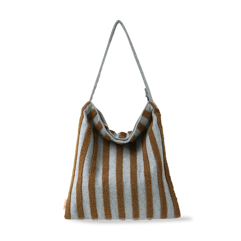 サガラ刺繍ワンハンドルトートバッグ(ドット/幾何学/ストライプ)・3