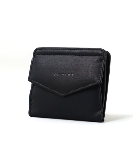 FOLNA RD ソフトレザー・ホイルレザー エンべロープ二つ折り財布 / No.2993900 / 2色展開