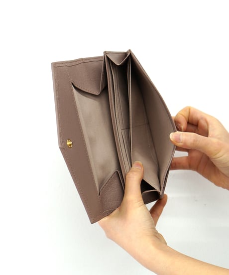 FOLNA RD ゴートレザー エンべロープ長財布 / No.2993788 / 4色展開