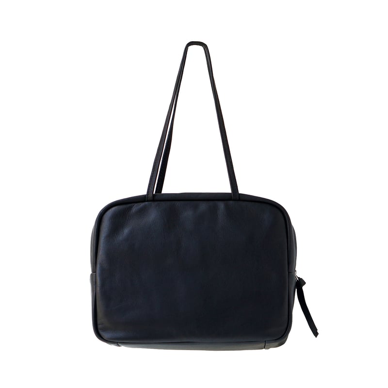 ソフトレザーフロントポケットボストンバッグ・2 COLORS / FOLNA RD