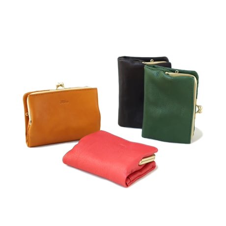オリーブヌメ がま口二つ折り財布・4 COLORS / Folna 2993869
