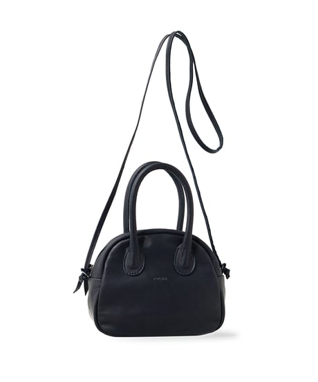 FOLNA RD ソフトレザー2WAYアールボストンバッグ / No.083340 / BLACK