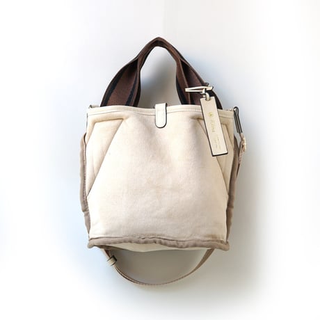 リバーシブルファー 2WAYトートバッグ・2 COLORS / Folna K901076