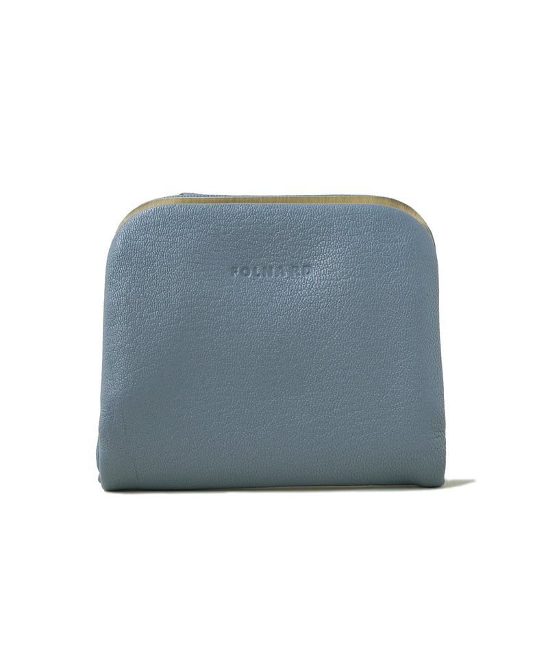 FOLNA RD ゴートレザー 天溝がま口二つ折り財布 / No.2993899 / 3色展開