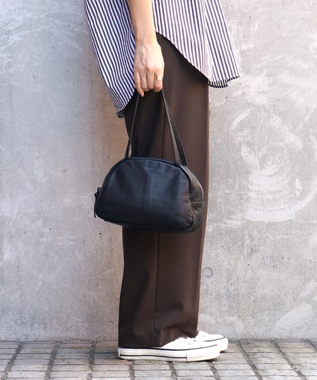 FOLNA RD ソフトレザーボストンバッグ S-SIZE / No.083257-E / BLACK