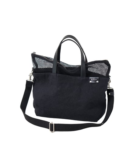 Folna コットン×メッシュ 2wayトートバッグ / No.224763 / 3色展開