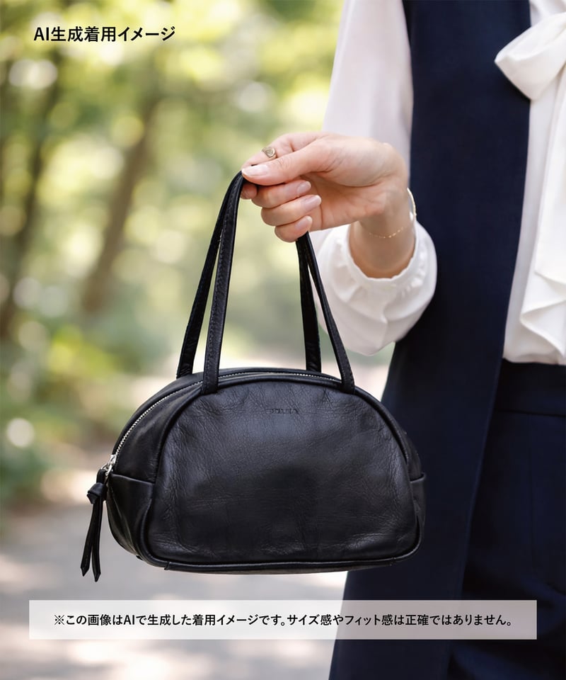 FOLNA RD ソフトレザーボストンバッグ SS-SIZE / No.083302-E /