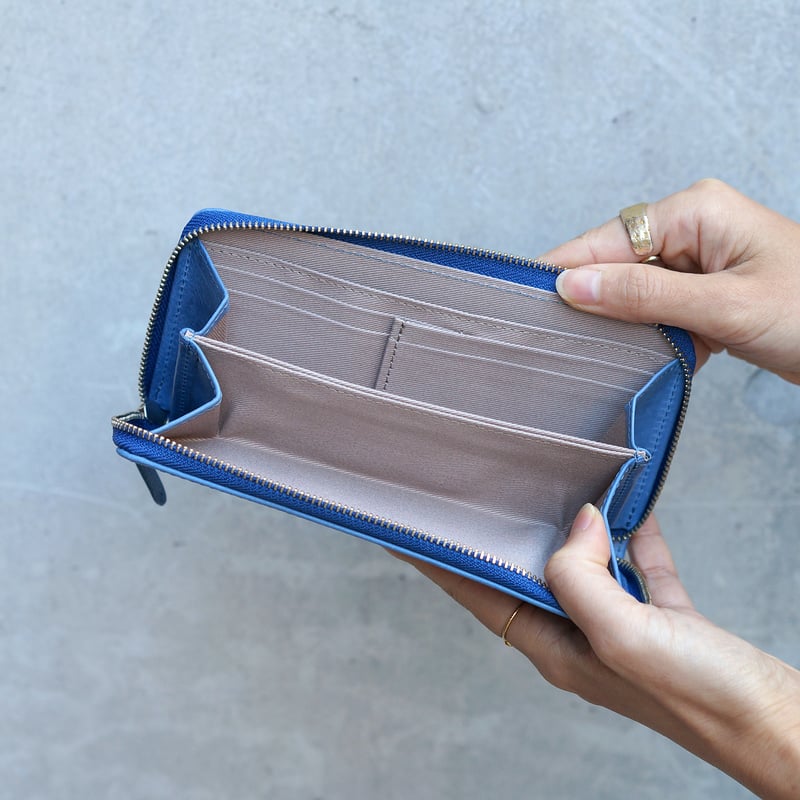 モストロレザー スマートラウンドファスナー長財布・6 COLORS