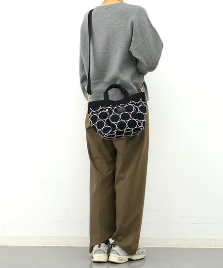 Folna サークルエンブロイダリー 2WAYガーデントートバッグ / No.224902 / 2色展開