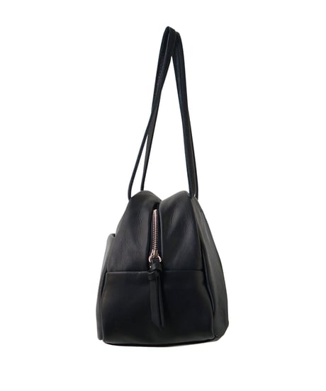 FOLNA RD ソフトレザーボストンバッグ S-SIZE / No.083257-E / BLACK