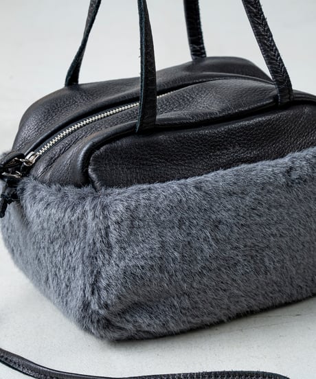 FOLNA RD ラビット調ファー 2WAYボストンバッグ / No.K904076 / 2色展開