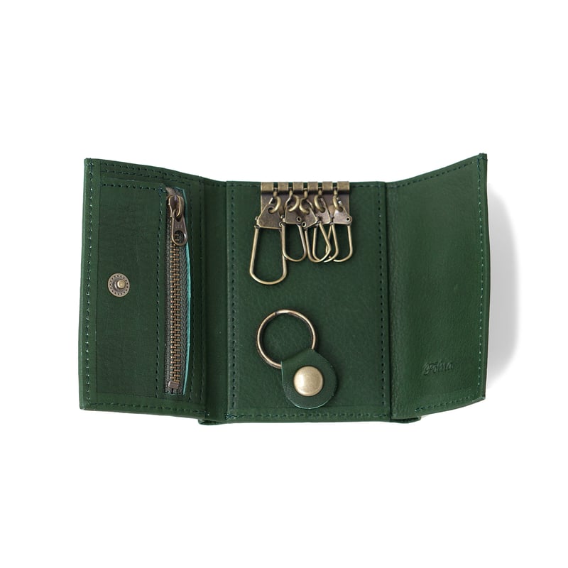 フォルナ　Folna 旅行用財布　キーケース　グリーン　プレゼント　緑　本革 フォルナ Folna 旅行用財布 キーケース グリーン プレゼント 緑 本革