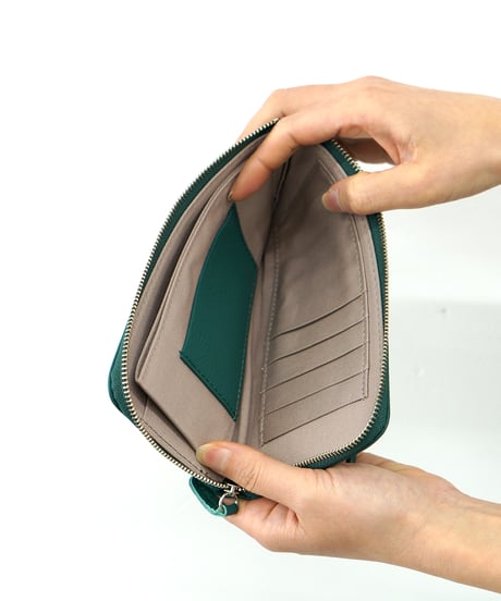 Folna アドリアレザー スマートLファスナー長財布 / No.2993911 / 4色展開