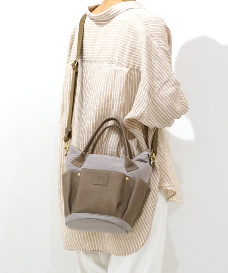 Folna レザー2Wayガーデンバッグ / No.224892 / 3色展開