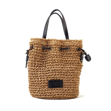 ペーパー 2WAY巾着ショルダーバッグ・1 COLORS(バイカラー)  / Folna K765002