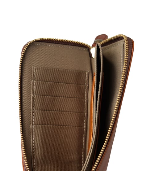 Folna ヌメオイルシュリンクレザー スマートLファスナー長財布 / No.2993836 / 5色展開