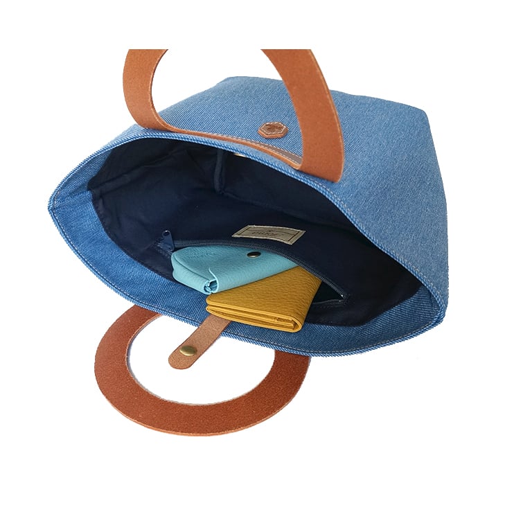 No.14マクラメෆデニムカラーෆバッグhangingෆෆ No.14マクラメෆデニムカラーෆバッグhangingෆෆ