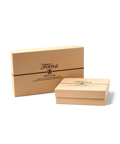 Folna ドット型押しレザー ウッドボール親子がま口財布 / No.2993902 / 4色展開
