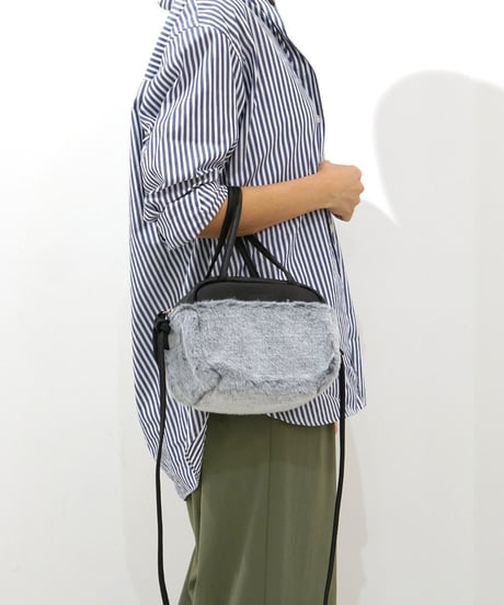 FOLNA RD ラビット調ファー 2WAYボストンバッグ / No.K904076 / 2色展開