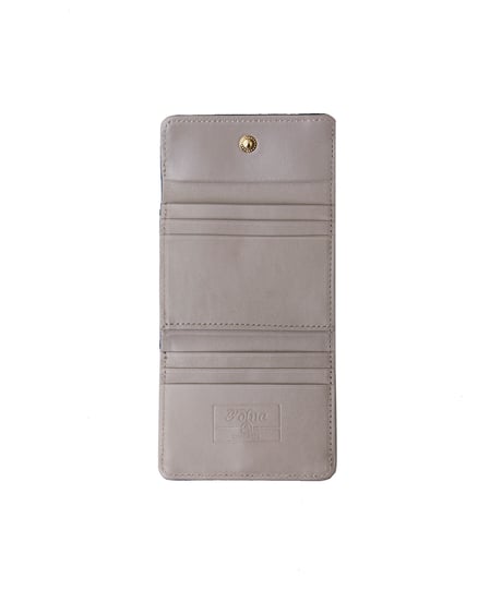 Folna シュリンクレザー がま口三つ折り財布 / No.2993764 / 4色展開