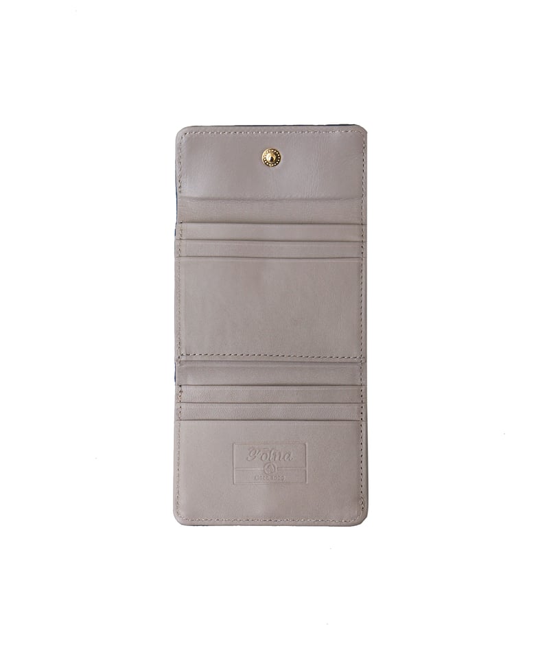 Folna シュリンクレザー がま口三つ折り財布 / No.2993764 / 4色展開 |