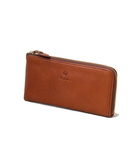 Folna ヌメオイルシュリンクレザー スマートLファスナー長財布 / No.2993836 / 5色展開