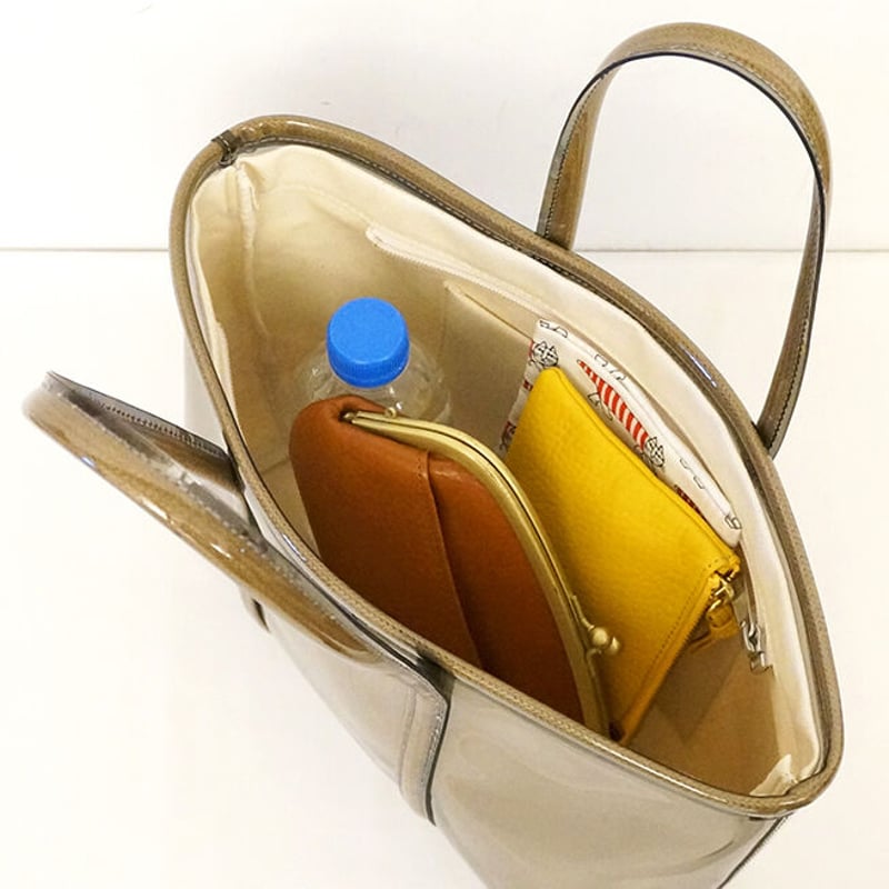 PVCクリア トートバッグM-SIZE・2 COLORS / Folna 083218 | F